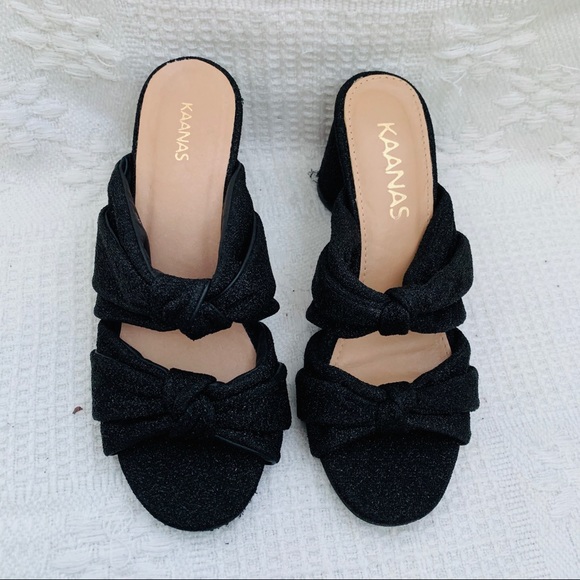 kAANAS slip on Round Heel Sandals - Picture 2 of 10